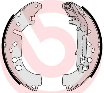 <strong>Гальмівні колодки барабанні BREMBO S23531 (фото 1)</strong>