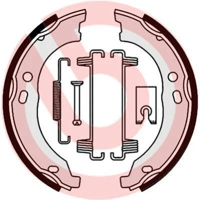 <strong>Гальмівні колодки барабанні BREMBO S23 579 (фото 1)</strong>