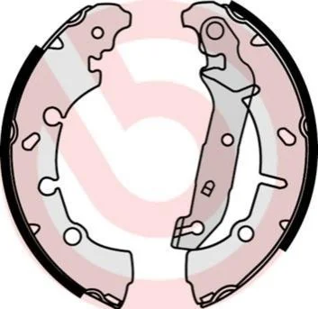 <strong>Гальмівні колодки барабанні BREMBO S24 532 (фото 1)</strong>