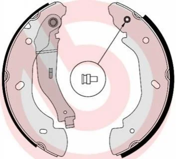 <strong>Гальмівні колодки барабанні BREMBO S24 538 (фото 1)</strong>