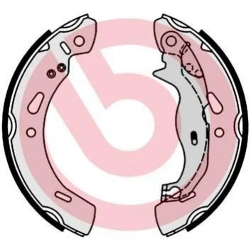 <strong>Гальмівні колодки барабанні BREMBO S24548 (фото 1)</strong>