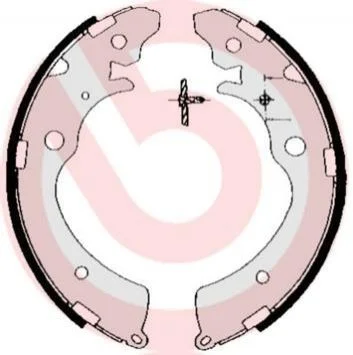 <strong>Гальмівні колодки барабанні BREMBO S28 507 (фото 1)</strong>