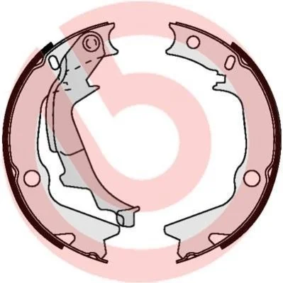 <strong>Гальмівні колодки барабанні BREMBO S30 528 (фото 1)</strong>