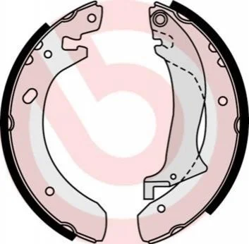 <strong>Гальмівні колодки барабанні BREMBO S44 504 (фото 1)</strong>
