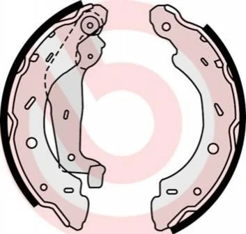 <strong>Гальмівні колодки барабанні BREMBO S50 504 (фото 1)</strong>