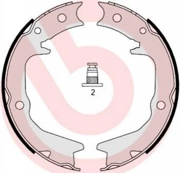 <strong>Гальмівні колодки барабанні BREMBO S54519 (фото 1)</strong>