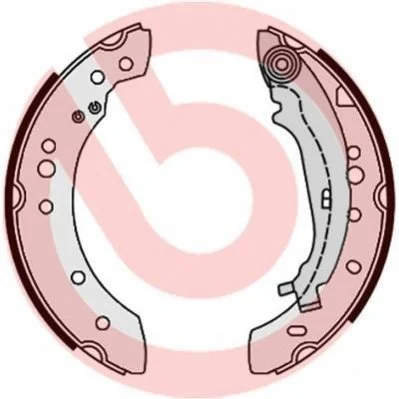 <strong>Гальмівні колодки барабанні BREMBO S54521 (фото 1)</strong>
