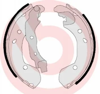 <strong>Гальмівні колодки барабанні BREMBO S56510 (фото 1)</strong>
