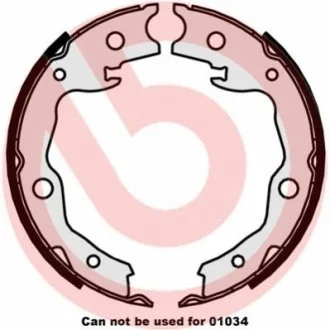Гальмівні колодки барабанні для BREMBO S56545 фото товару
