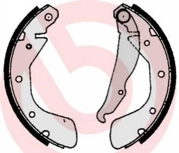 Гальмівні колодки барабанні для BREMBO S59513 фото товару