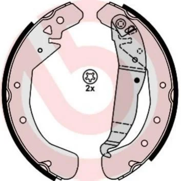 <strong>Гальмівні колодки барабанні BREMBO S59 525 (фото 1)</strong>