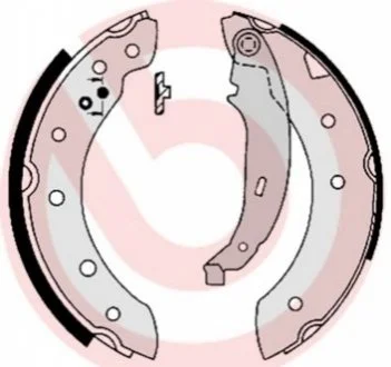 Гальмівні колодки барабанні для BREMBO S61520 фото товару