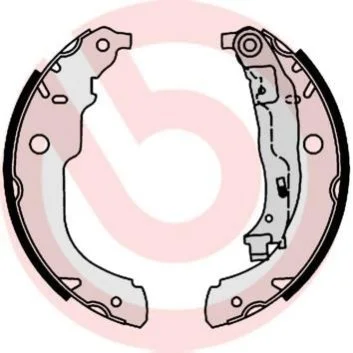 <strong>Колодки гальмівні барабанні (комплект 4 шт) BREMBO S61528 (фото 1)</strong>