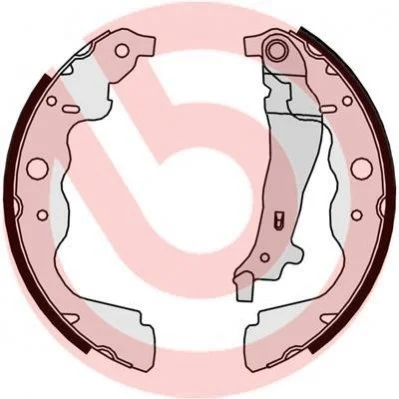 <strong>Гальмівні колодки барабанні BREMBO S68546 (фото 1)</strong>