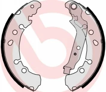 Гальмівні колодки барабанні для Daihatsu, Toyota BREMBO S83513 фото товару