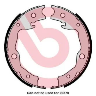 Гальмівні колодки барабанні для BREMBO S83 568 фото товару