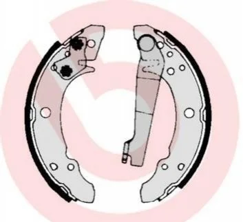 Гальмівні колодки барабанні для BREMBO S85 507 фото товару