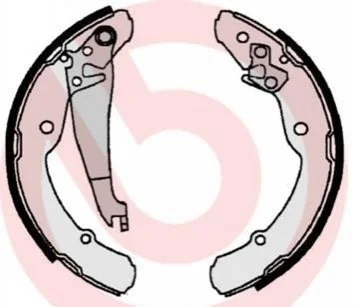 Гальмівні колодки барабанні для Volkswagen, Seat, Skoda BREMBO S85516 фото товару