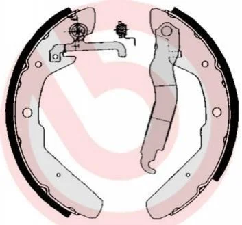 <strong>Гальмівні колодки барабанні BREMBO S85 517 (фото 1)</strong>
