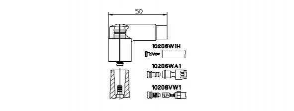 <strong>Штекер BREMI 10206VW1 (фото 1)</strong>