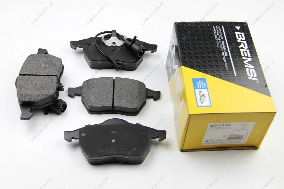 <strong>Гальмівні колодки перед. Audi 100/A4/A6 90- (ATE) BREMSI BP2516 (фото 1)</strong>
