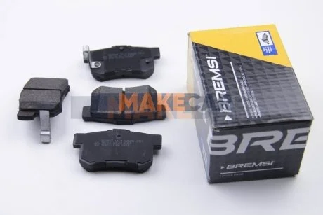 Гальмівні колодки зад. Civic 98-/Accord 90-03 (Akebono) (47,5x89x14,5) для BREMSI BP2544 фото товару