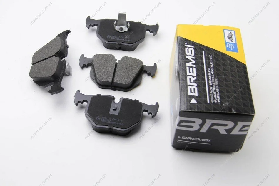 <strong>Гальмівні колодки зад. BMW 3(E46)/7(E38)/X5(E53) 94-11 (ATE) (123x59,4x17,3) BREMSI BP2652 (фото 1)</strong>