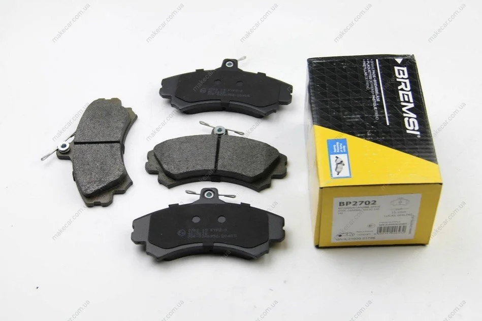 <strong>Гальмівні колодки перед. Mitsubishi Colt/Volvo S40/V40 1.1-2.0 i/TD 95- (TRW) BREMSI BP2702 (фото 1)</strong>