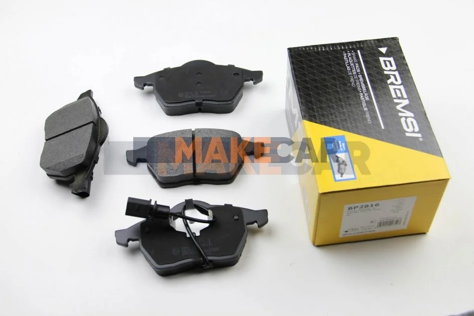<strong>Гальмівні колодки перед. Passat B5/Audi A4/A6 00-05 (з датчиком) BREMSI BP2816 (фото 1)</strong>