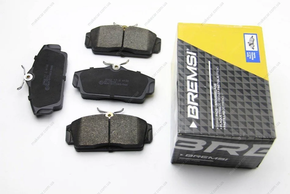 <strong>Гальмівні колодки перед. Nissan Almera 00-/Primera 91-02 (TRW) BREMSI BP2862 (фото 1)</strong>