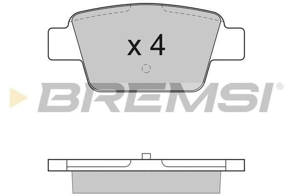 <strong>Гальмівні колодки зад. Alfa Romeo Mito/Fiat Bravo 99- BREMSI BP2947 (фото 1)</strong>