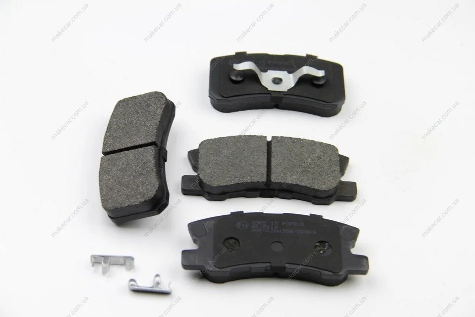 <strong>Тормозные колодки зад. Mitsubishi Outlander/Peugeot 4007 06- (akebono) BREMSI BP2965 (фото 1)</strong>