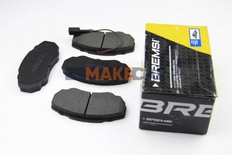Гальмівні колодки перед. Ducato/Jumper/Boxer 02-06 (1.4t) BREMSI BP2997 (фото 1)