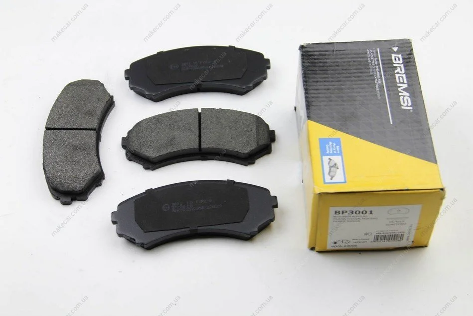 <strong>Гальмівні колодки перед. Mitsubishi Grandis 04-11/Pajero 90- (sumitomo) BREMSI BP3001 (фото 1)</strong>