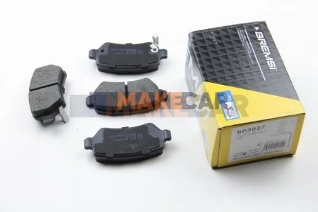 Гальмівні колодки зад. Combo 05-/Astra G/H для BREMSI BP3027 фото товару