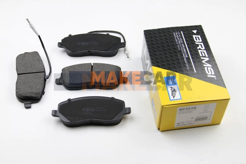 <strong>Гальмівні колодки перед. Jumpy/Scudo/Expert 00- (Lucas) BREMSI BP3028 (фото 1)</strong>
