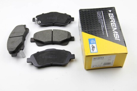 Купити Гальмівні колодки перед. Toyota Avensis 00-08 (bosch) BREMSI BP3094 за низькою ціною в Україні (фото 1)