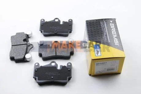 Гальмівні колодки зад. Audi Q7/Touareg/Cayenne (Brembo) (112,2x73,2x16,2) для BREMSI BP3097 фото товару
