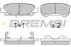 <strong>Гальмівні колодки зад. Caliber 06-/Lancer 00-/Outlander 01-12 (Akebono) BREMSI BP3106 (фото 1)</strong>