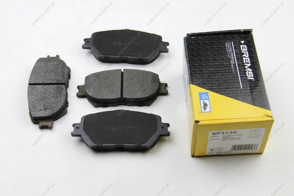 <strong>Гальмівні колодки перед. Toyota Camry 96-06 (akebono) BREMSI BP3126 (фото 1)</strong>