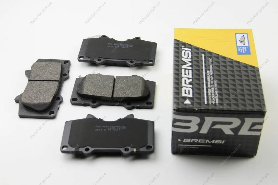 <strong>Гальмівні колодки перед. Toyota Land Cruiser/Hilux VII/Lexus GX/ MITSUBISHI PAJERO 01- (sumitomo) BREMSI BP3139 (фото 1)</strong>