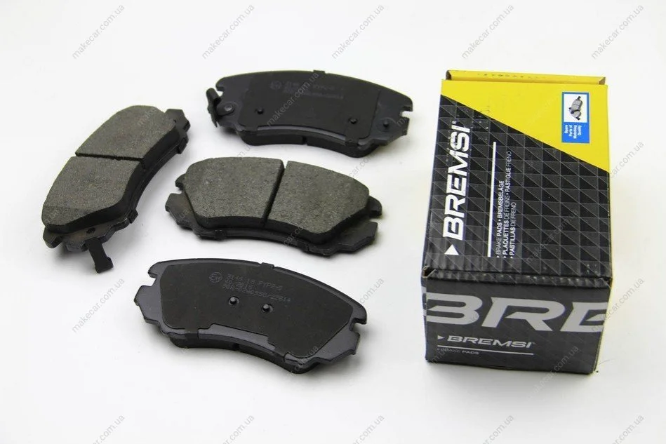 <strong>Гальмівні колодки перед. Hyundai Tucson 04-10/Kia Sportage 04- (mando) з датчиком BREMSI BP3146 (фото 1)</strong>