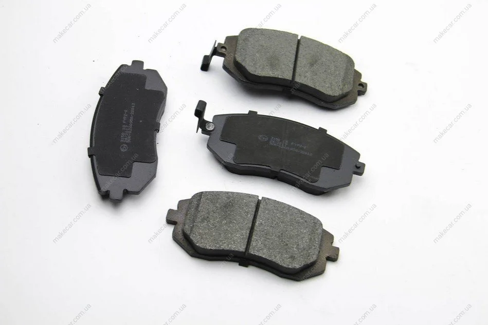 <strong>Гальмівні колодки перед. Subaru Impreza 02-/Forester 02- (akebono) BREMSI BP3158 (фото 1)</strong>