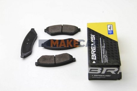 Гальмівні колодки зад. Chevrolet Epica 06- (akebono) BREMSI BP3162 (фото 1)