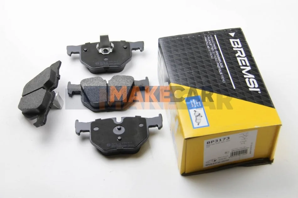 <strong>Гальмівні колодки зад. BMW 3(E90)/5(E60) (ATE) (122x58,2x17) BREMSI BP3173 (фото 1)</strong>