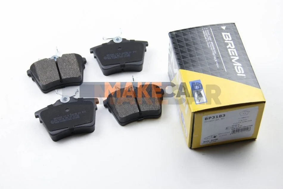 <strong>Гальмівні колодки зад. C5 III/407/607 00- BREMSI BP3183 (фото 1)</strong>