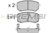 <strong>Гальмівні колодки зад. Hyundai i10/Kia Picanto 04-13 (mando) BREMSI BP3212 (фото 1)</strong>