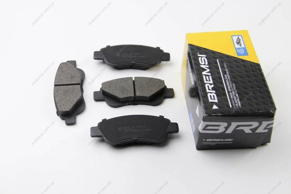 <strong>Гальмівні колодки перед. Peugeot 107/Citroen C1 05- (Bosch) BREMSI BP3225 (фото 1)</strong>