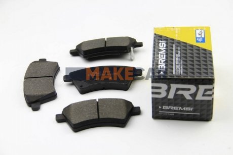 Гальмівні колодки перед. Suzuki SX4 BREMSI BP3242 (фото 1)