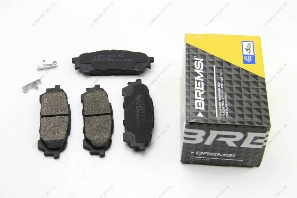 <strong>Тормозные колодки зад. Subaru Impreza 00- (akebono) BREMSI BP3270 (фото 1)</strong>